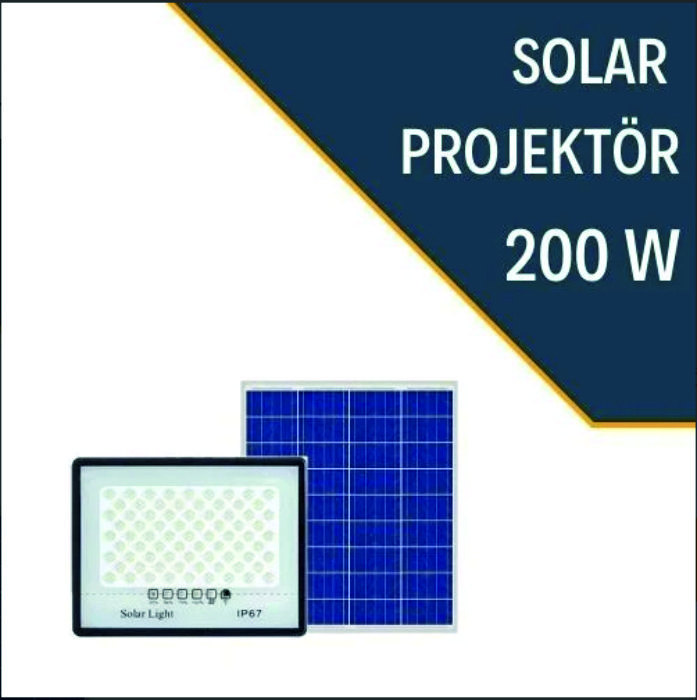 200W SOLAR PROJEKTÖR