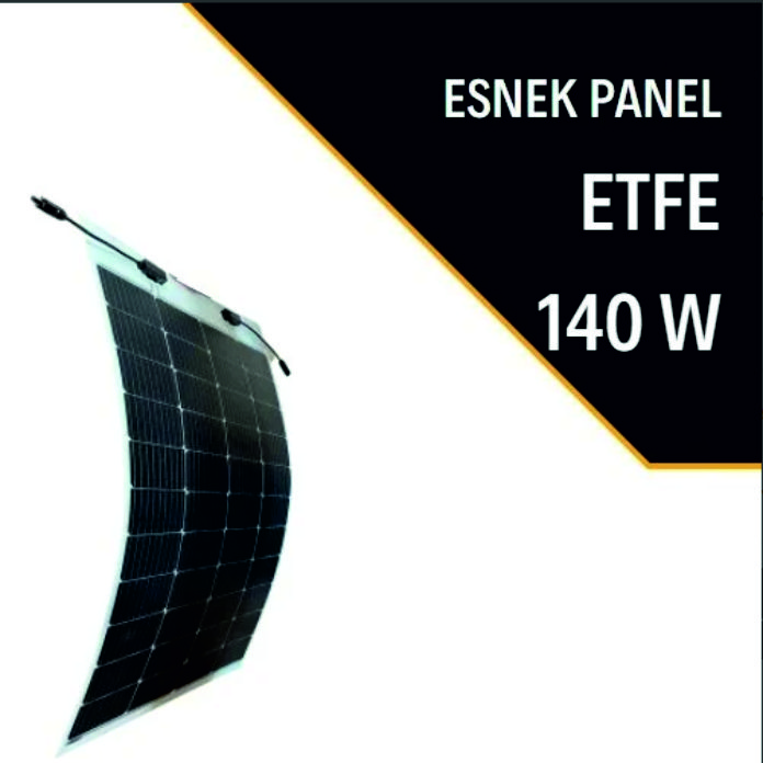 140W 9BB ETFE ESNEK MONOKRİSTAL GÜNEŞ PANELİ