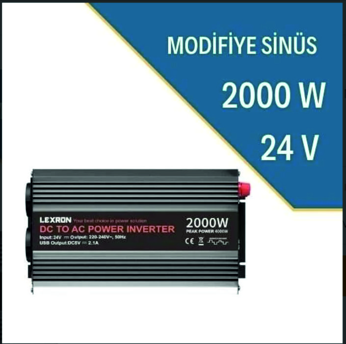 2000W-24V MODİFİYE SİNÜS İNVERTER