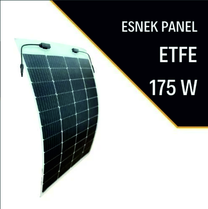 175W 10BB ETFE ESNEK MONOKRİSTAL GÜNEŞ PANELİ